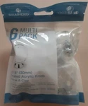 Brainerd Pack Faceted Acrylic Knob Chrome Clear 1-3/16" P30101W-CHC-SP New. Fixed Price $12.99.