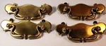Lot Vintage Brass Bail Pull Handle Drawer Bolts Stewart Warner Dc 5421 Bs. Fixed Price $17.95.