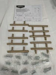Amazon Basics Euro Bar Cabinet Handles 1/2 Diameter Golden Champagne Color 10. Fixed Price $19.14.