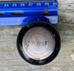 Awesome Old Ornate Hard Rubber & Sterling Door Handle Knob Cane Freshp. Fixed Price $29.00.