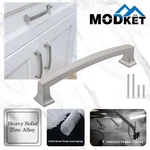 Solid Brushed Nickel Square Cabinet Pulls Handles Kitchen Bathroom Drawers. Fixed Price $55.99.
