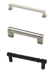 Liberty Door Pull Bundle Qty 3 Mismatched Satin And Black. Fixed Price $13.00.