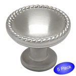 *5 Pack* Cosmas Cabinet Hardware Satin Nickel Knobs #4115SN. Fixed Price $8.20.