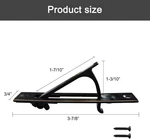 Pocket Door Edge Pull Oil Rubbed Bronze - Hidden Handles Hardware For Easy. Fixed Price $20.46.