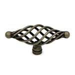 Pack Of 20 P3651-WRB Wrought Brass 3" Birdcage Cabinet Knob Pulls Hickory Callis. Fixed Price $79.95.