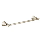 Moen YB0324NL Flara 24" Single Towel Bar Polished Nickel - (read). Fixed Price $19.95.