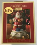 Nib Spode Christmas Tree Santa Musical Figurine Rare Claus. Fixed Price $65.00.