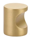 Emtek 86150 Finger Pull 7/8 Inch Cylindrical Cabinet Knob Satin Brass. Fixed Price $12.99.