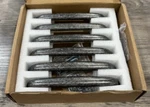 6PK Goo-ki Antique Weathered Nickel Drawer Handles Retro Bar Iron Cabinet Pulls. Fixed Price $18.74.