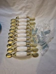 New! Set Of 10! Liberty 3406 Chrome & White Ceramic Cabinet Pulls 3" Screw Span. Fixed Price $20.69.
