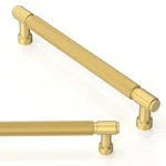 Asimerdeco 10 Pack Brushed Gold Knurled Cabinet Pulls 6.3 INCH160MM Kitchen. Fixed Price $68.72.
