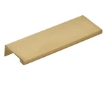 Emtek 87110US4 4" Center Finger Cabinet Pull Set 2 Satin Brass New. Fixed Price $10.20.