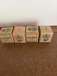 Clear Glass Knobs Restoration Hardware W/ Brushed Nickel BASE1 1/4 Inch Qty. Fixed Price $12.00.
