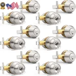 6 Pack Front Door Entry Knobs And Deadbolt Combination Set,keyed Alike Single. Fixed Price $120.39.