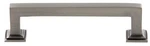 Grandeur GEN-PULL-4 Geneva 4" Center To Solid Brass Square Grey. Fixed Price $33.00.