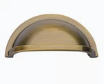 19) Hickory Hardware P3055-SD Williamsburg Cup Pull 3'' Satin Dover Finish. Fixed Price $60.87.