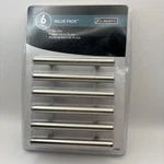 Liberty Essentials 3 In. Satin Nickel Kitchen Cabinet Bar Pulls Pack Of 6. Fixed Price $9.99.