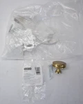 Lot Of Amerock Mushroom Cabinet Knobs Golden Champagne 1-3/4" Dia BP36604BBZ. Fixed Price $34.99.