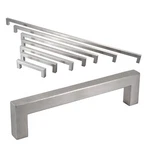 Square Bar Pull Stainless Steel Kitchen Cabinet Handle - Multi Size Colors. Fixed Price $9.99.