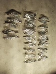 25 Pack P30090V-SN-C 3" Satin Nickel Foot Pull Cabinet Drawer Handles. Fixed Price $27.00.