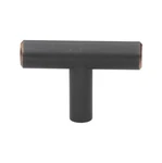9 Pack Gliderite 2" Long Solid Bar T-knob Oil Rubbed Bronze 5002-T-ORB-1. Fixed Price $19.95.