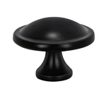 10 Pack Cabinet Knobs Black Round Mushroom Hardware For Dresser .... Fixed Price $23.63.