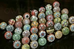 Multicolored Antique Style Assorted Ceramic Knobs For Cabinet Dresser Drawers. Fixed Price $16.47.