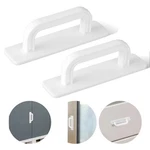 Aeaocvo 2 Pack Adhesive Cabinet Handles, Stick On Handle, No Regular White. Fixed Price $9.52.