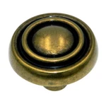 Amerock Sterling Traditions Burnished Brass 1/8" Cabinet Pull Knob BP1306-O77. Fixed Price $8.20.