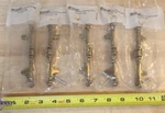 Nos X5 Amerock Allison Burnished Brass 3" Furniture Drawer Bar Pull BP-3422-BB. Fixed Price $19.99.