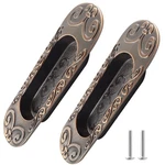 Biaungdo 2 Pcs 4.13" European Recessed Flush Pull Handle, Stainless Steel Sli.... Fixed Price $17.09.