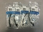 Amerock BP4477FB Basic Metals 3-3/4" Center To Flush Pull Flat Black 4PK. Fixed Price $8.17.