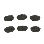 Set Of 6 Cast Iron Animal Tracks Bear Paw Cabinet Knob Drawer Pulls Decor. Fixed Price $18.40.