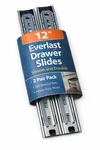 Smooth-glide Steel Drawer Slides Side-mount Cabinet Or Furniture Repair. Fixed Price $12.98.