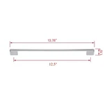 Utopia Alley Taylor Pull Handle - Polished Chrome Metal Drawer 12.5". Fixed Price $37.91.
