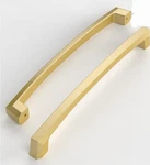 Amerdeco 10 Pack Black Brushed Gold Cabinet Pulls 7 Inch Hole Centers *read*. Fixed Price $30.00.