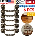 3.75" Dresser Pulls Drawer Handles Antique Bronze Bail Cabinet Knob. Fixed Price $14.28.