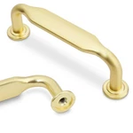 10 Pack Brushed Brass Pulls 3 INCH(76MM) Hole Centers Kitchen Cabinet.... Fixed Price $48.05.