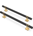 Lepatape Gold & Black Cabinet Pulls Kitchen Handles 7.5 Hole Centers -25 Pack. Fixed Price $39.99.