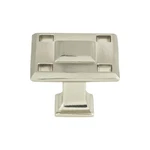 Modern Craftsman 5/16" Length Cabinet Square Knob Brushed Nickel - Hardware. Fixed Price $11.43.