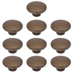 My Mironey 10PCS Round Wood Drawer Knobs Walnut Kitchen Cabinet Brown. Fixed Price $24.53.