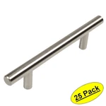 *25 Pack* Cosmas Cabinet Hardware Satin Nickel Euro Style Bar Pull #305-96SN. Fixed Price $49.23.