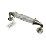 Lisbeth Dahl Clear With Harlequin Pettemed Acrylic Knobs Set (6). Fixed Price $49.99.