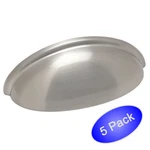 *5 Pack* Cosmas Cabinet Hardware Satin Nickel Cup Pulls #783SN. Fixed Price $12.05.