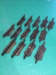 (14) Vintage Allison 978 Cabinet Door Drawer Handle Pull Japan W/ 992 Backplate. Fixed Price $19.95.