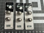 6-KNOB Pack Lot Liberty PN0393L-SN-U 1-3/8" Football Satin Nickel Cabinet. Fixed Price $16.49.