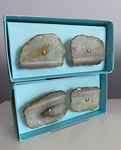 Cynthia Rowley Agate Drawer Pull Handles 3" Set Of 4 New. Fixed Price $52.50.