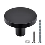 Weaverbird 4 Round Zinc Alloy Cabinet Knobs, Matte Black Hardware. Fixed Price $18.42.