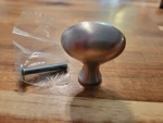 Lot Of 27 Amerock Satin Nickel Cabinet Hardware Knobs, Pulls BP1443-G10. Fixed Price $29.99.