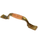 Amerock BP76240-OB Burnished Brass 3"CC Cabinet Pull With Oak Center Handle. Fixed Price $9.95.